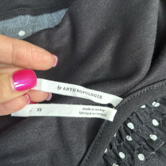 Anthropology, beautiful black, and white maxi dress - Picture 5 of 8